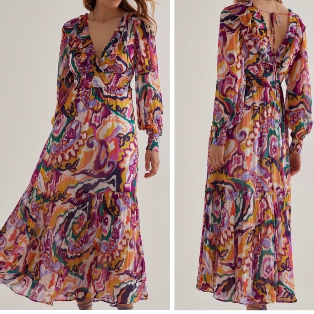 Maxi long sleeve dress